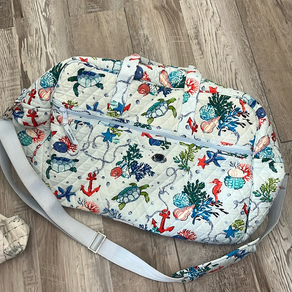 Vera Bradley sea themed duffel